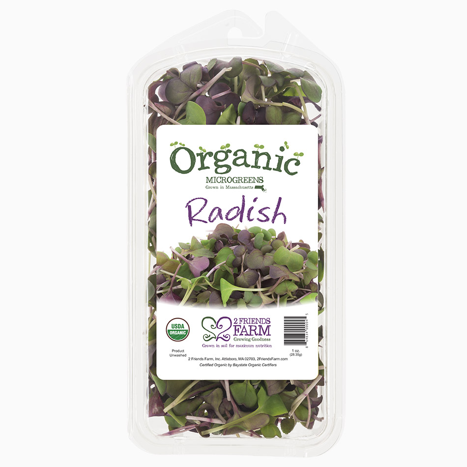 Radish Sprouts – certified organic micro-greens 